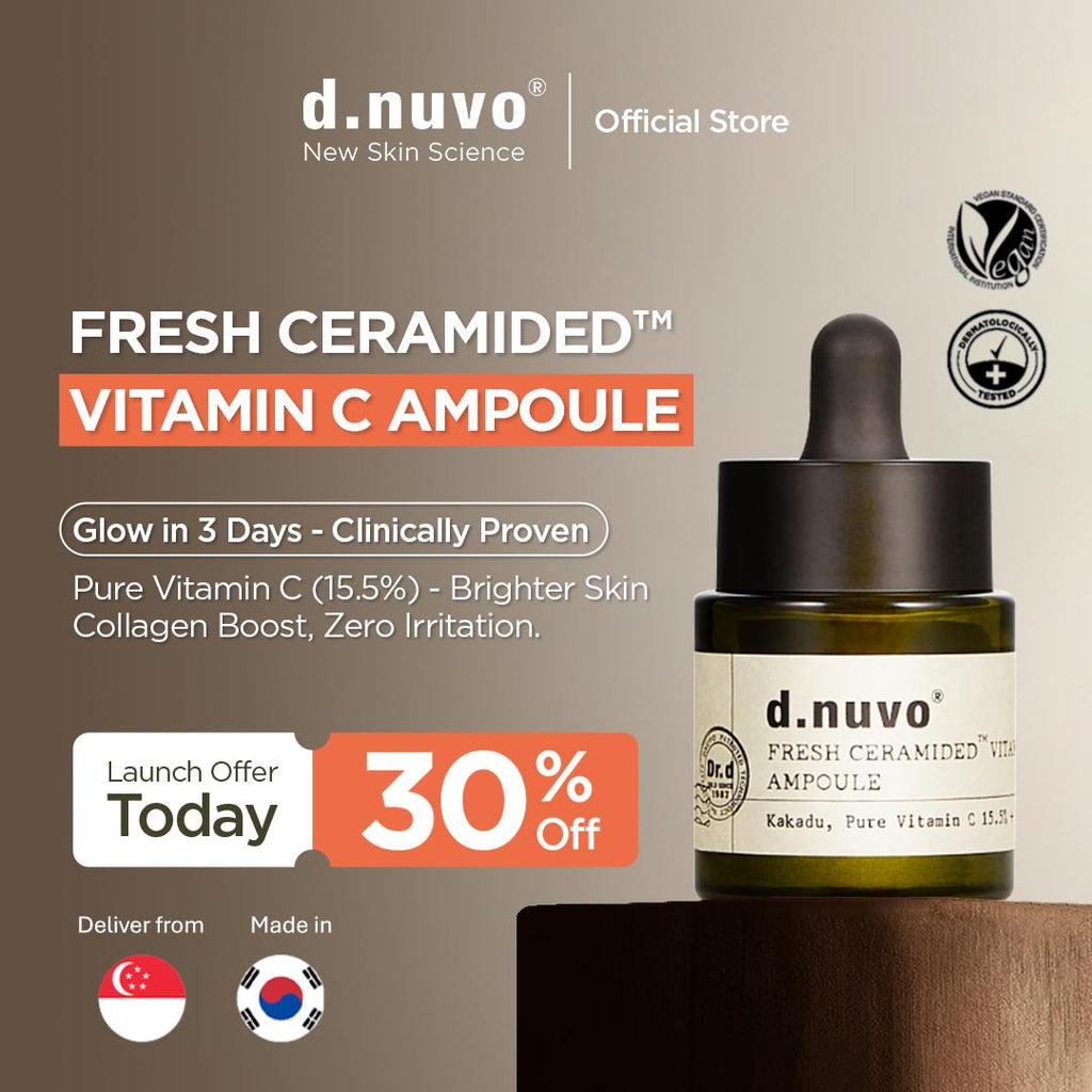 d.nuvo Fresh Ceramided™ Vitamin C Ampoule 15.5% –  Brighter Skin, Zero Irritation (18ml)