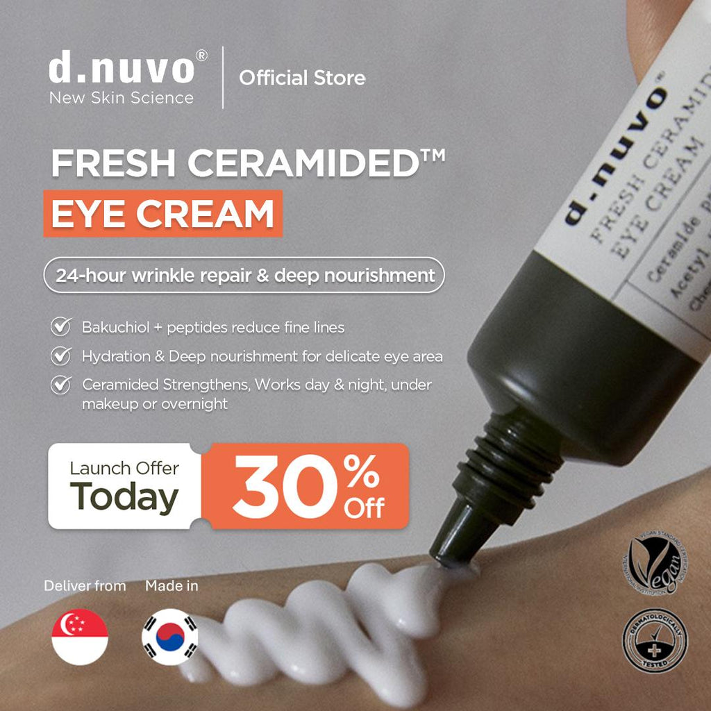 d.nuvo Fresh Ceramided™ Eye Cream – Wrinkles Fade in 2 Weeks, Deep Hydration  (35ml)