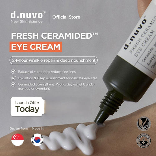 d.nuvo Fresh Ceramided™ Eye Cream – Wrinkles Fade in 2 Weeks, Deep Hydration  (35ml)