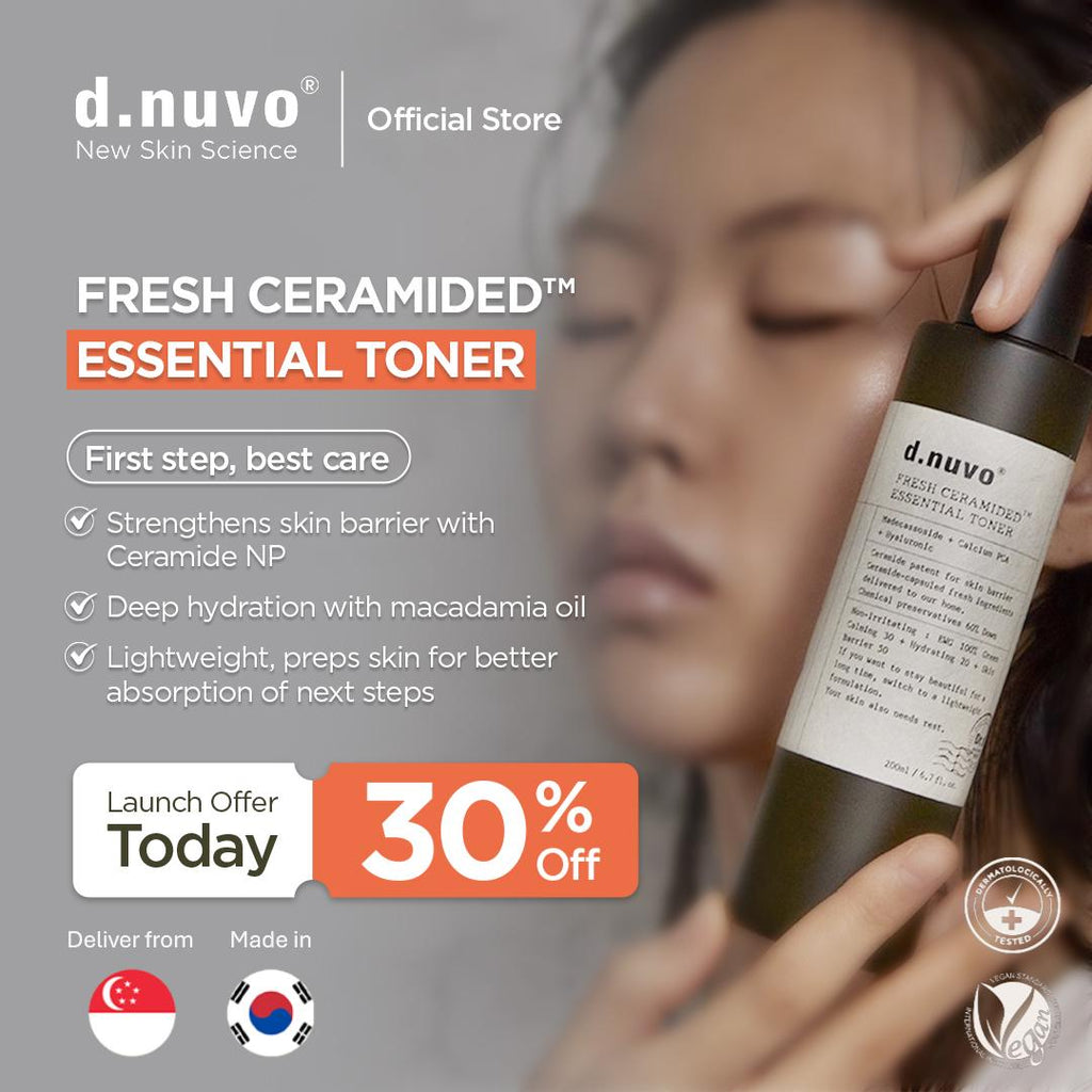 d.nuvo Fresh Ceramided™ Essential Toner – Clinically Strengthens Barrier from Day 1 (200ml)