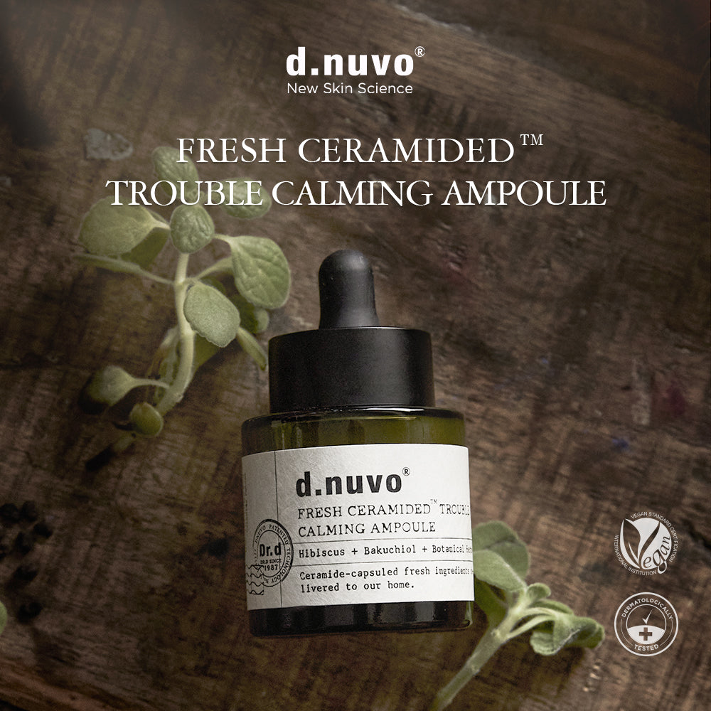 d.nuvo Fresh Ceramided™ Calming Ampoule –  for Acne-Prone & Aging Skin | Anti-Wrinkle (30ml)