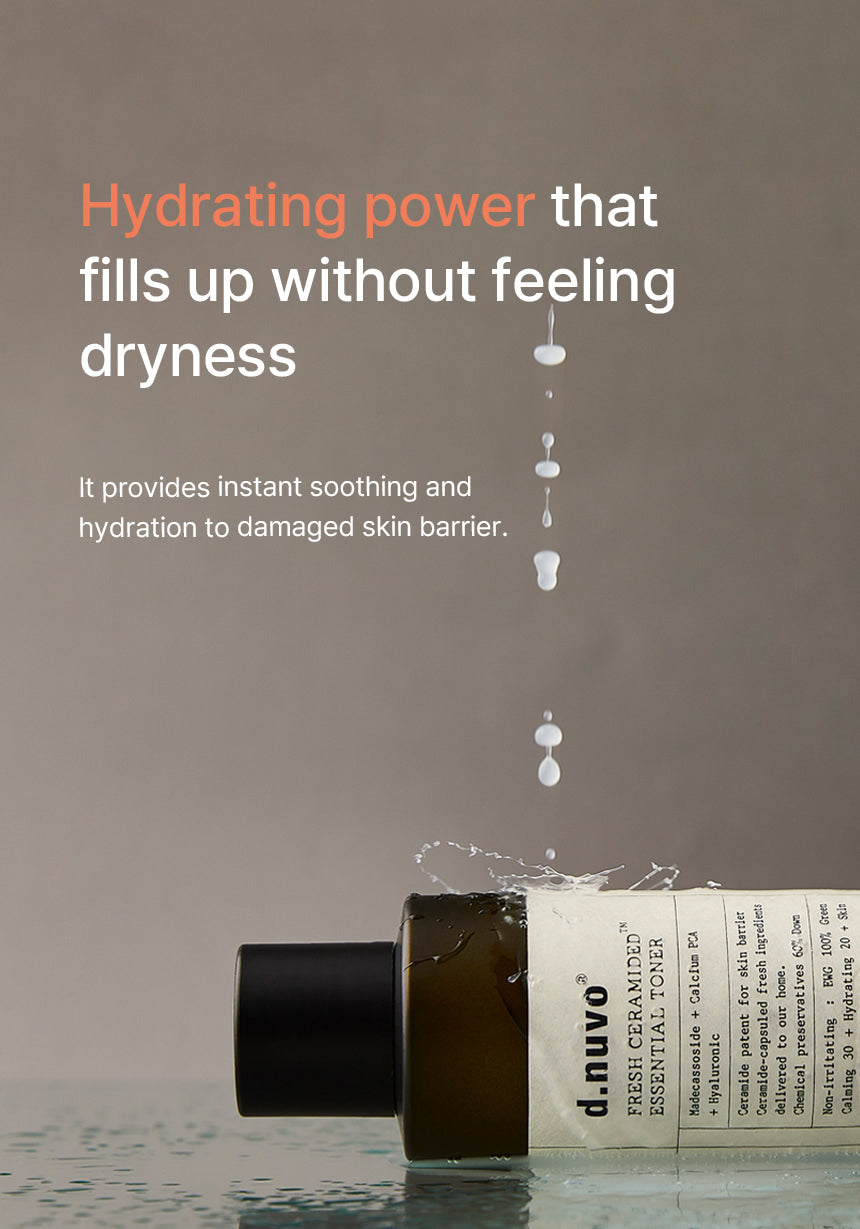 d.nuvo Fresh Ceramided™ Essential Toner – Clinically Strengthens Barrier from Day 1 (200ml)