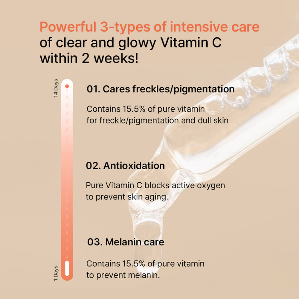 d.nuvo Fresh Ceramided™ Vitamin C Ampoule 15.5% –  Brighter Skin, Zero Irritation (18ml)