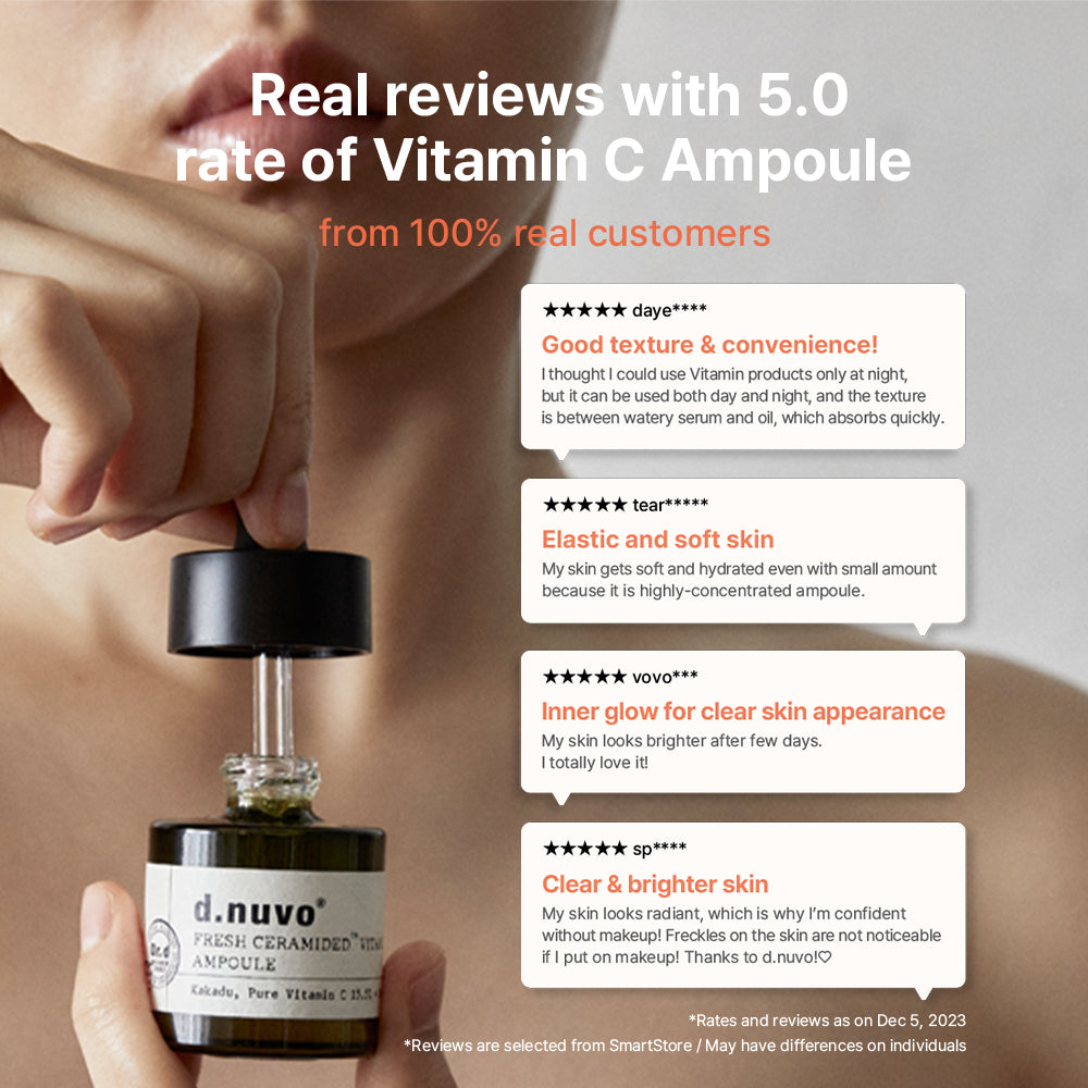 d.nuvo Fresh Ceramided™ Vitamin C Ampoule 15.5% –  Brighter Skin, Zero Irritation (18ml)